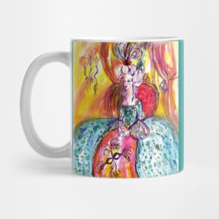 VENETIAN MASQUERADE BALL ,LADY WITH BLUE DRESS AND MASK Mug